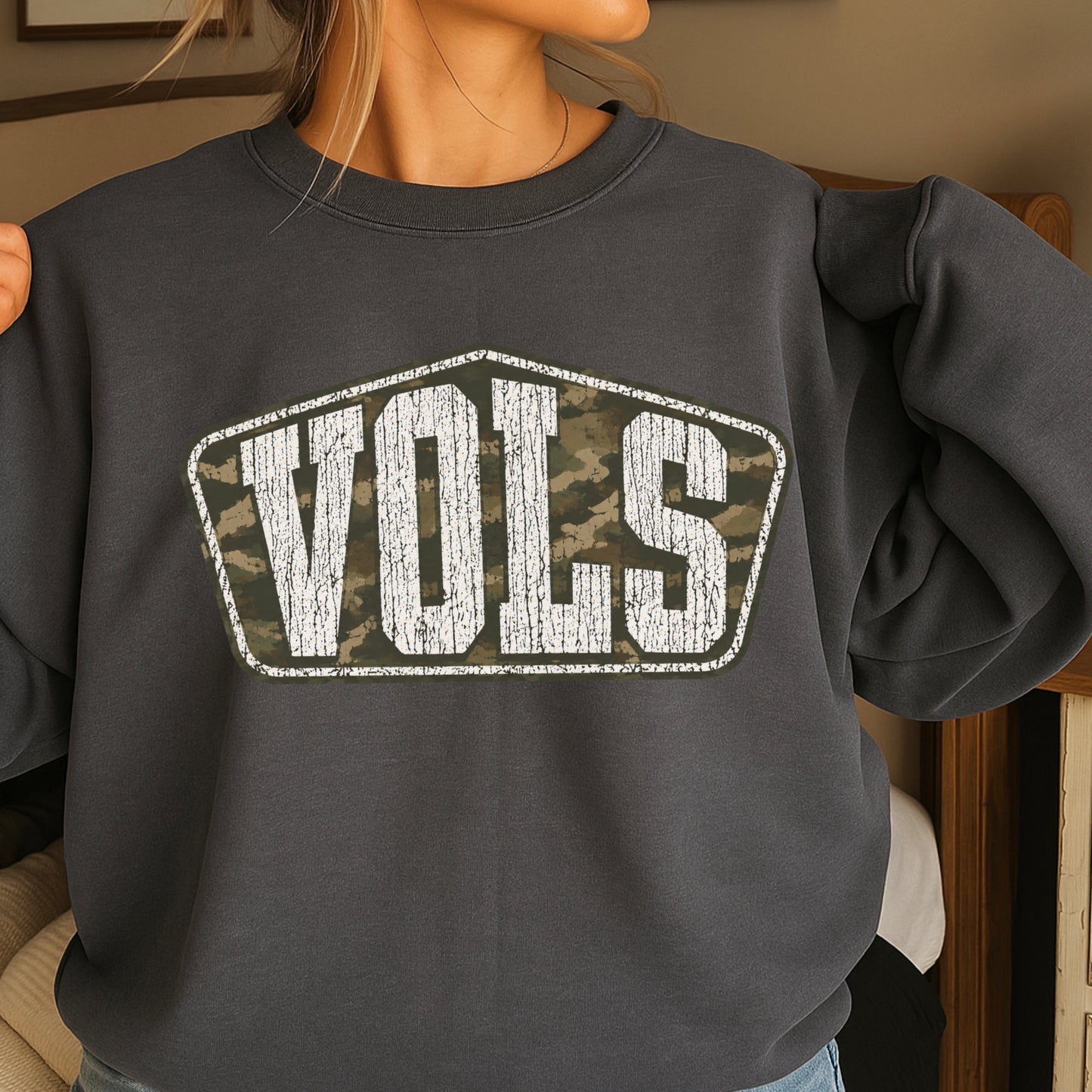Tennessee Camo Crewneck Sweatshirt