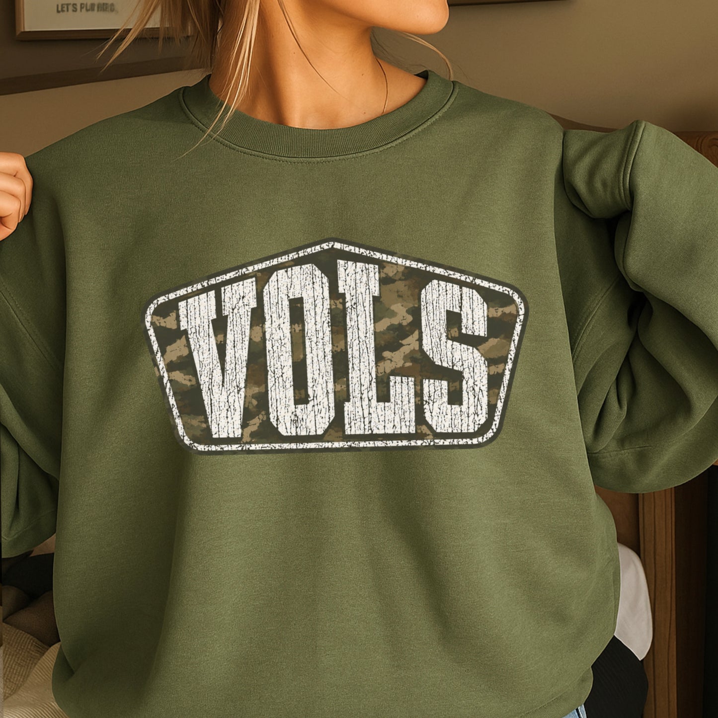 Tennessee Camo Crewneck Sweatshirt