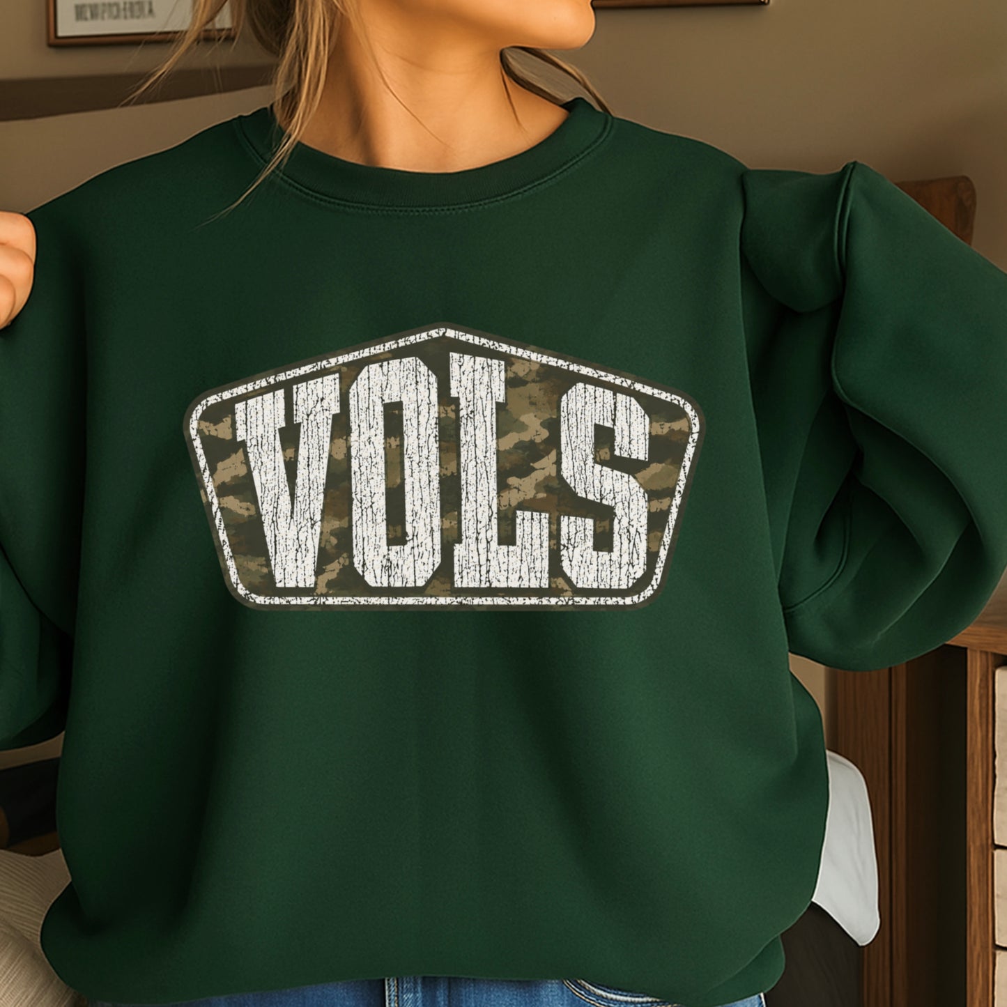 Tennessee Camo Crewneck Sweatshirt