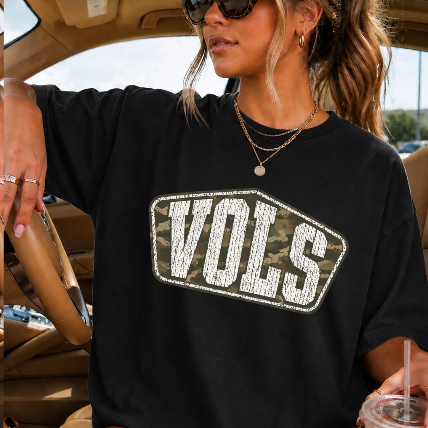 Tennessee Camo Comfort Color Graphic Tee