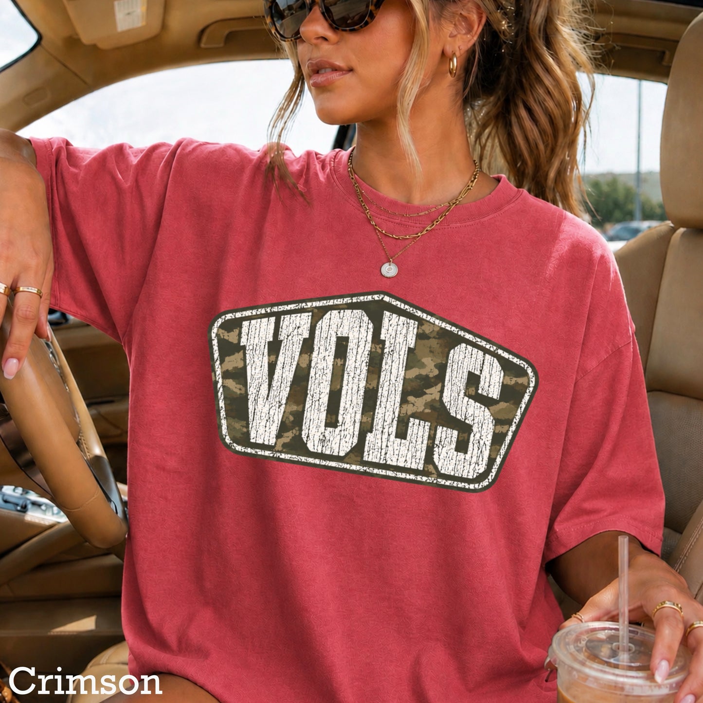 Tennessee Camo Comfort Color Graphic Tee