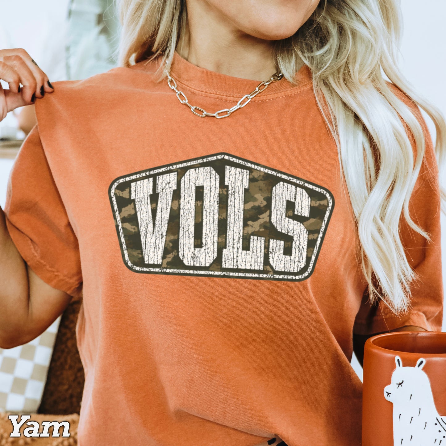 Tennessee Camo Comfort Color Graphic Tee