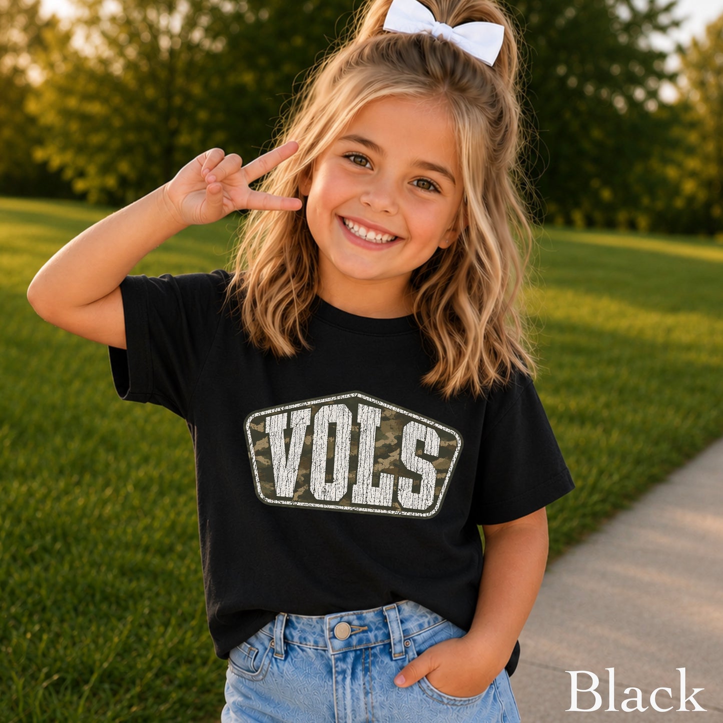 Tennessee Camo Youth Comfort Color T-Shirt