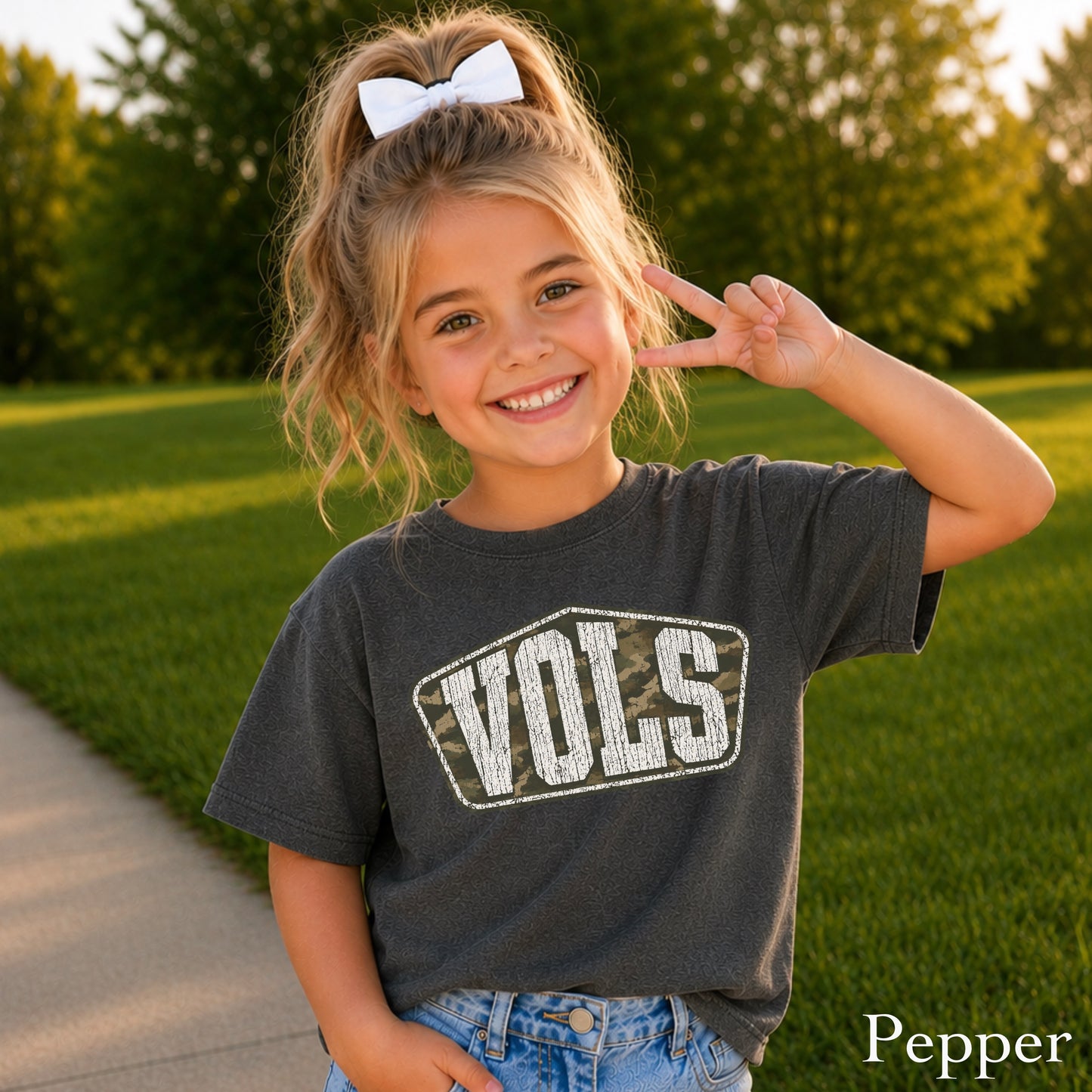 Tennessee Camo Youth Comfort Color T-Shirt