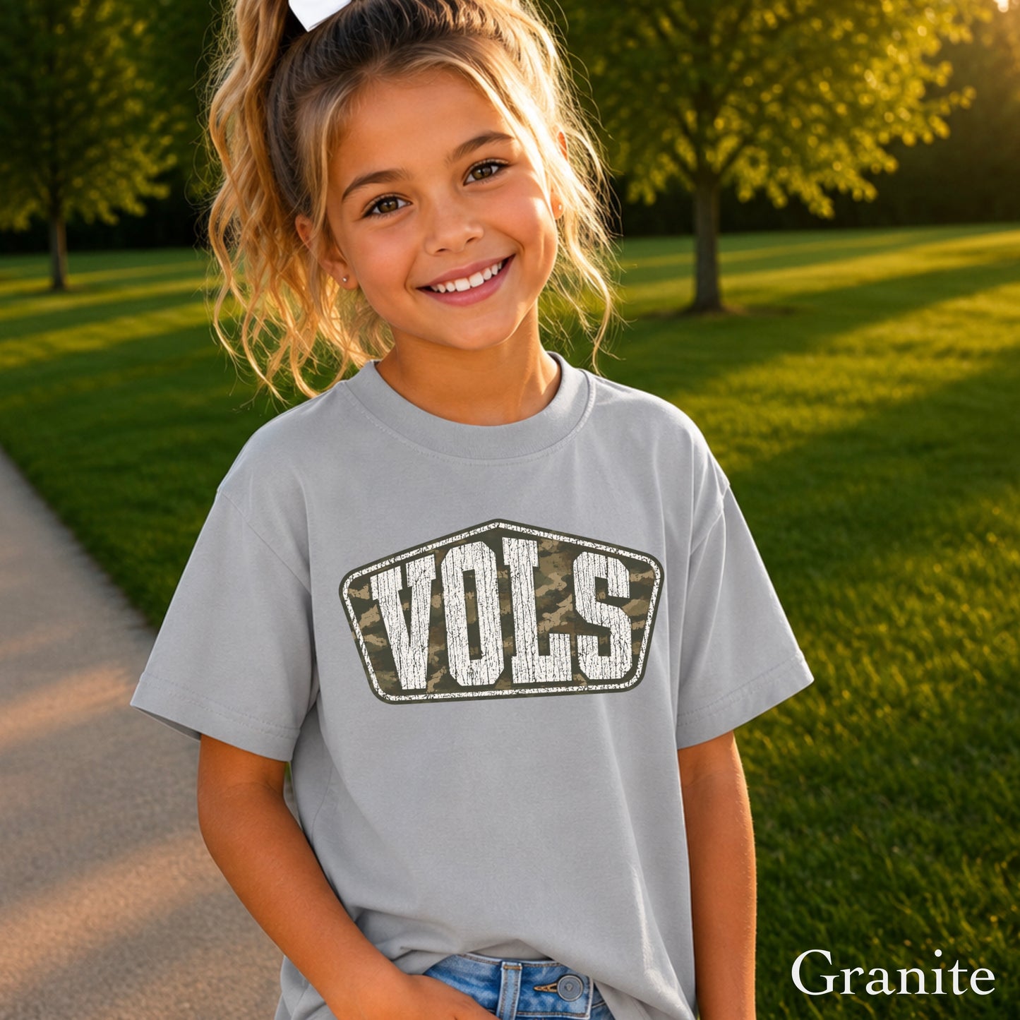 Tennessee Camo Youth Comfort Color T-Shirt