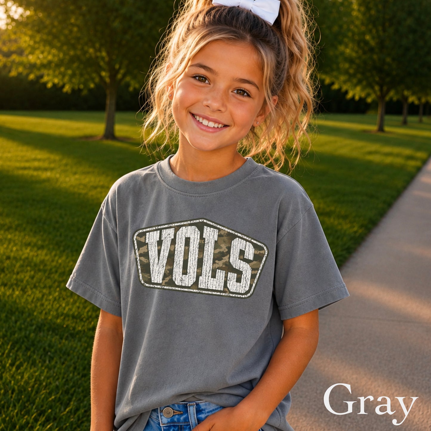 Tennessee Camo Youth Comfort Color T-Shirt