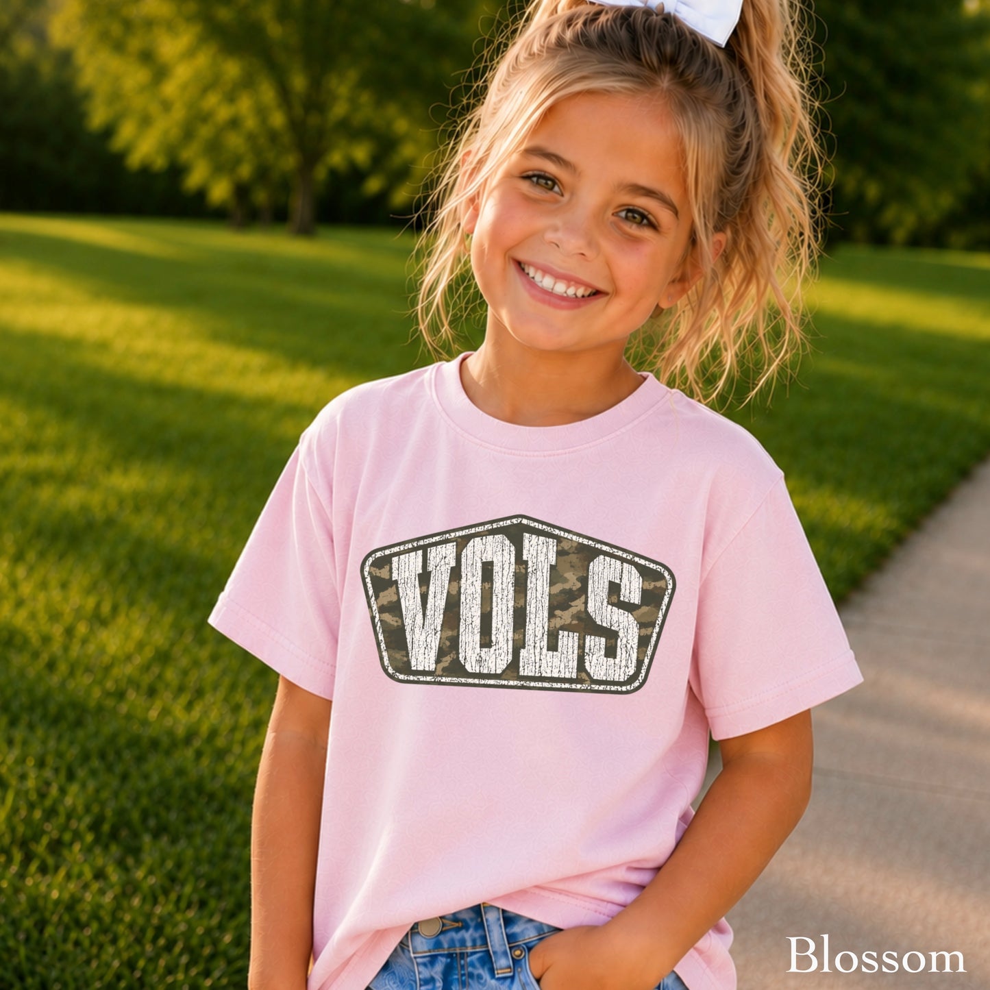Tennessee Camo Youth Comfort Color T-Shirt