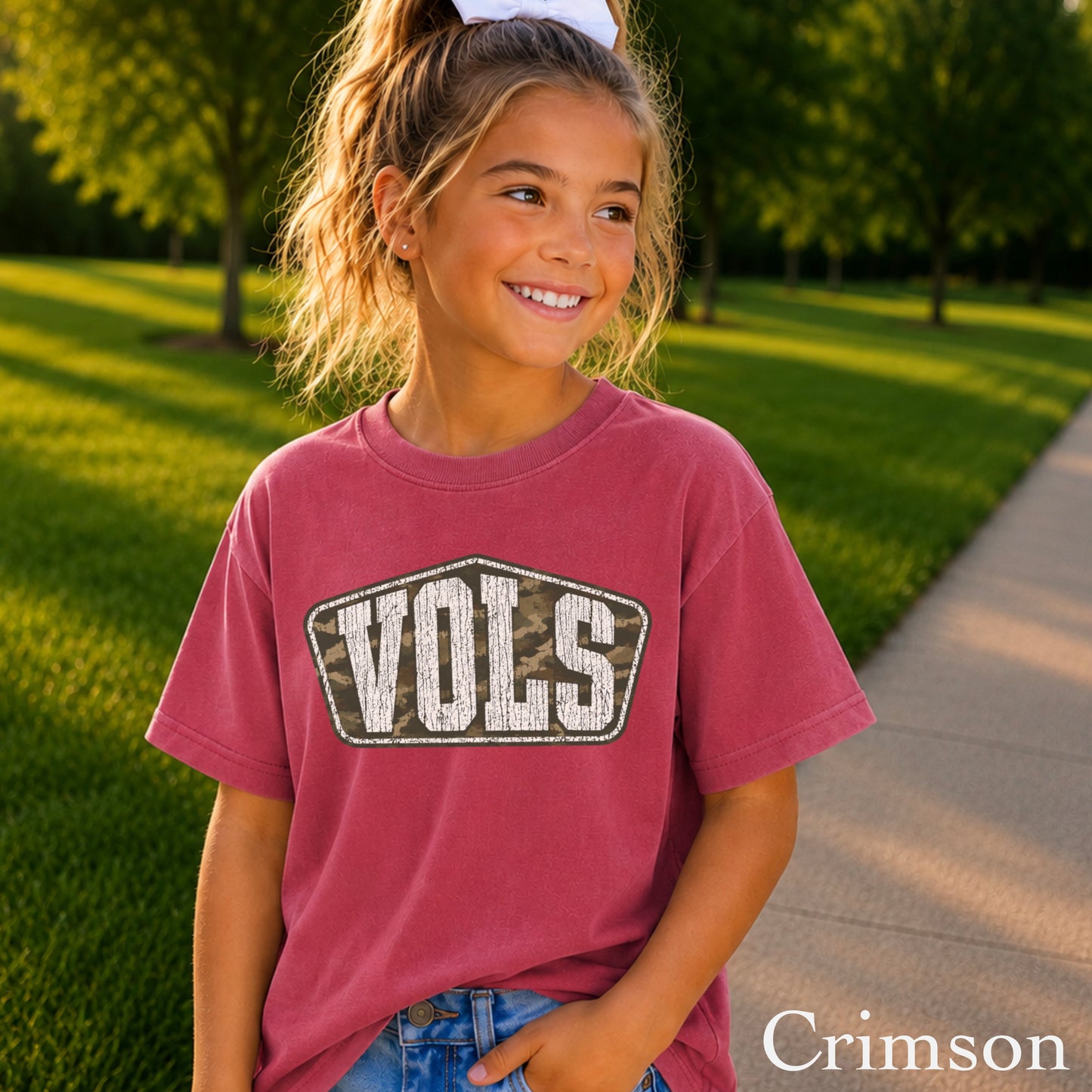 Tennessee Camo Youth Comfort Color T-Shirt