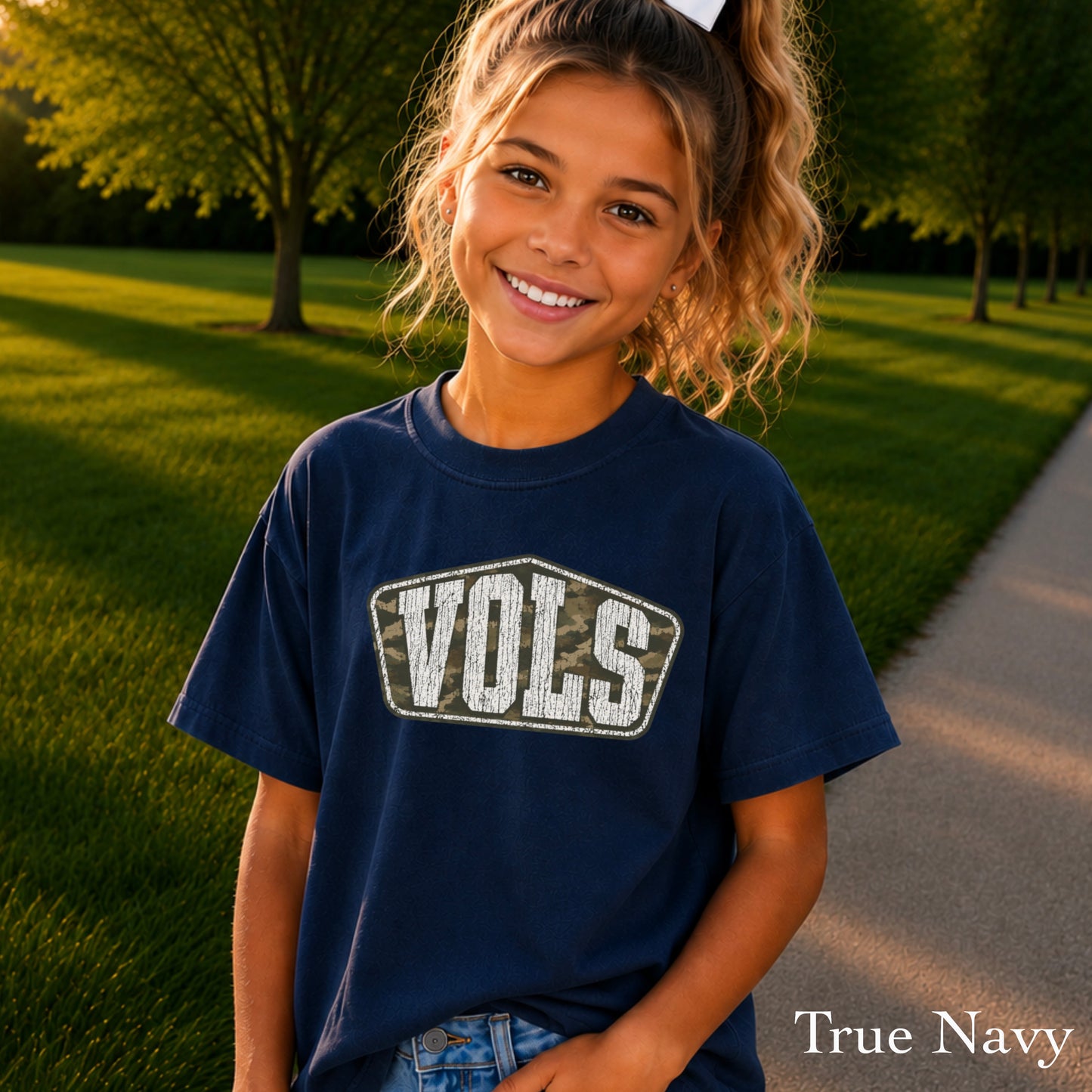 Tennessee Camo Youth Comfort Color T-Shirt