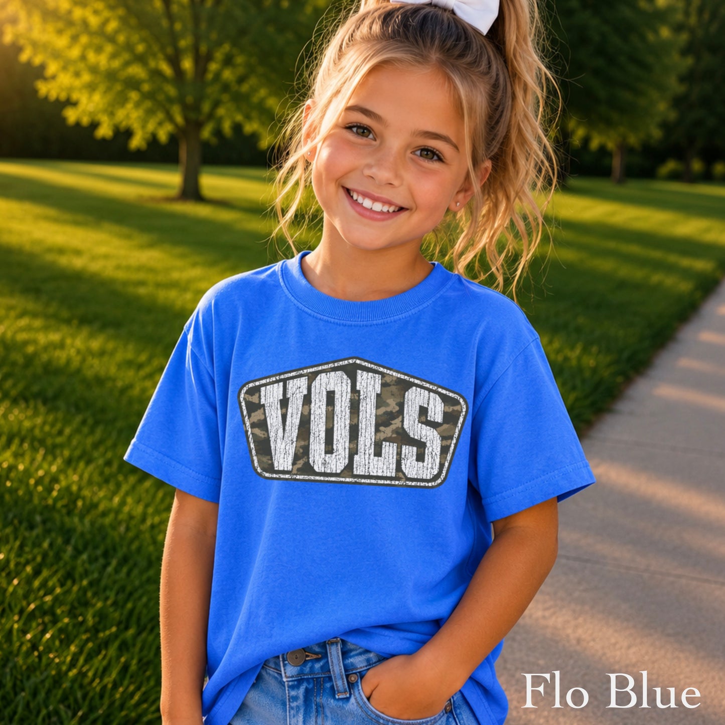 Tennessee Camo Youth Comfort Color T-Shirt
