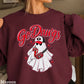 Georgia Halloween Ghost Crewneck Sweatshirt