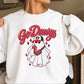 Georgia Halloween Ghost Crewneck Sweatshirt