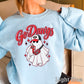 Georgia Halloween Ghost Crewneck Sweatshirt