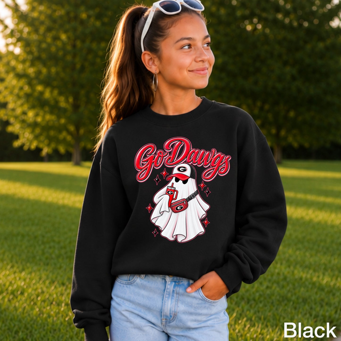 Georgia Halloween Youth Crewneck Sweatshirt