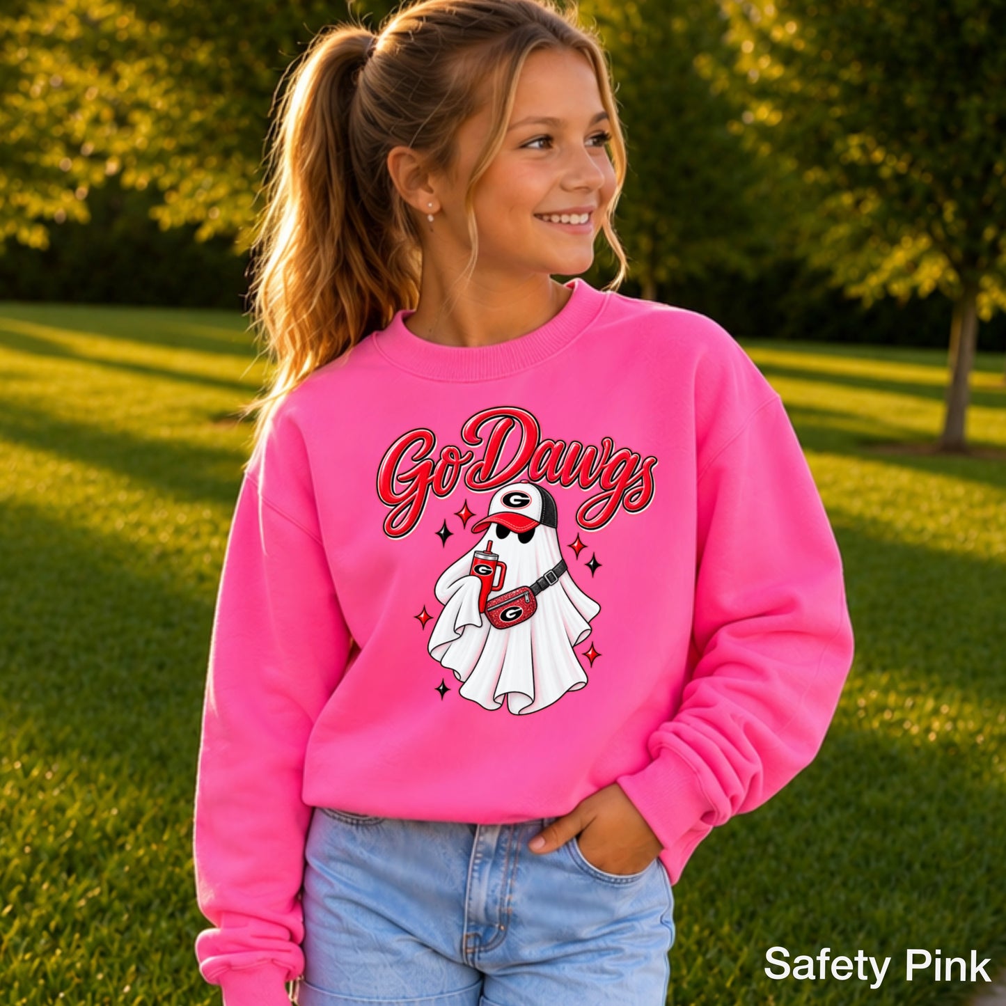 Georgia Halloween Youth Crewneck Sweatshirt