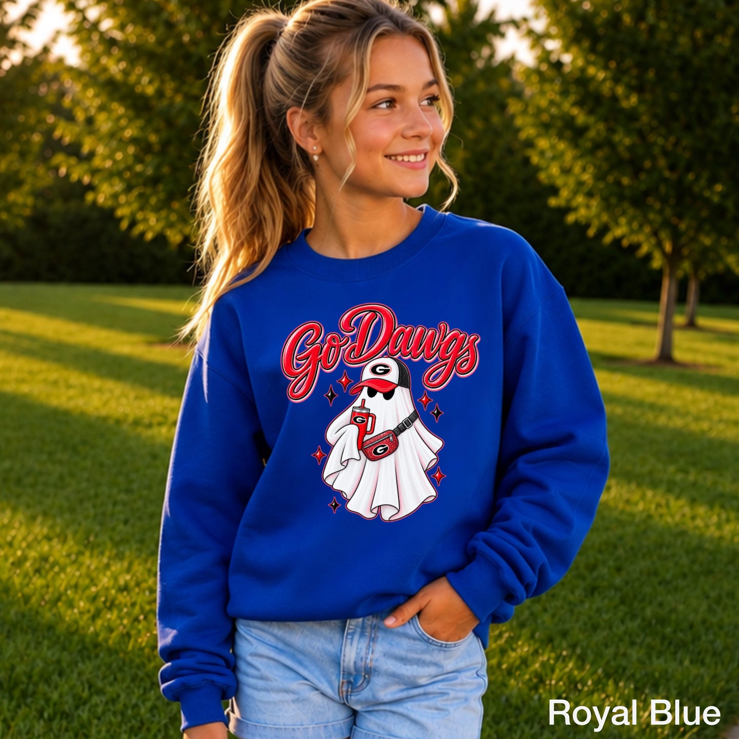Georgia Halloween Youth Crewneck Sweatshirt