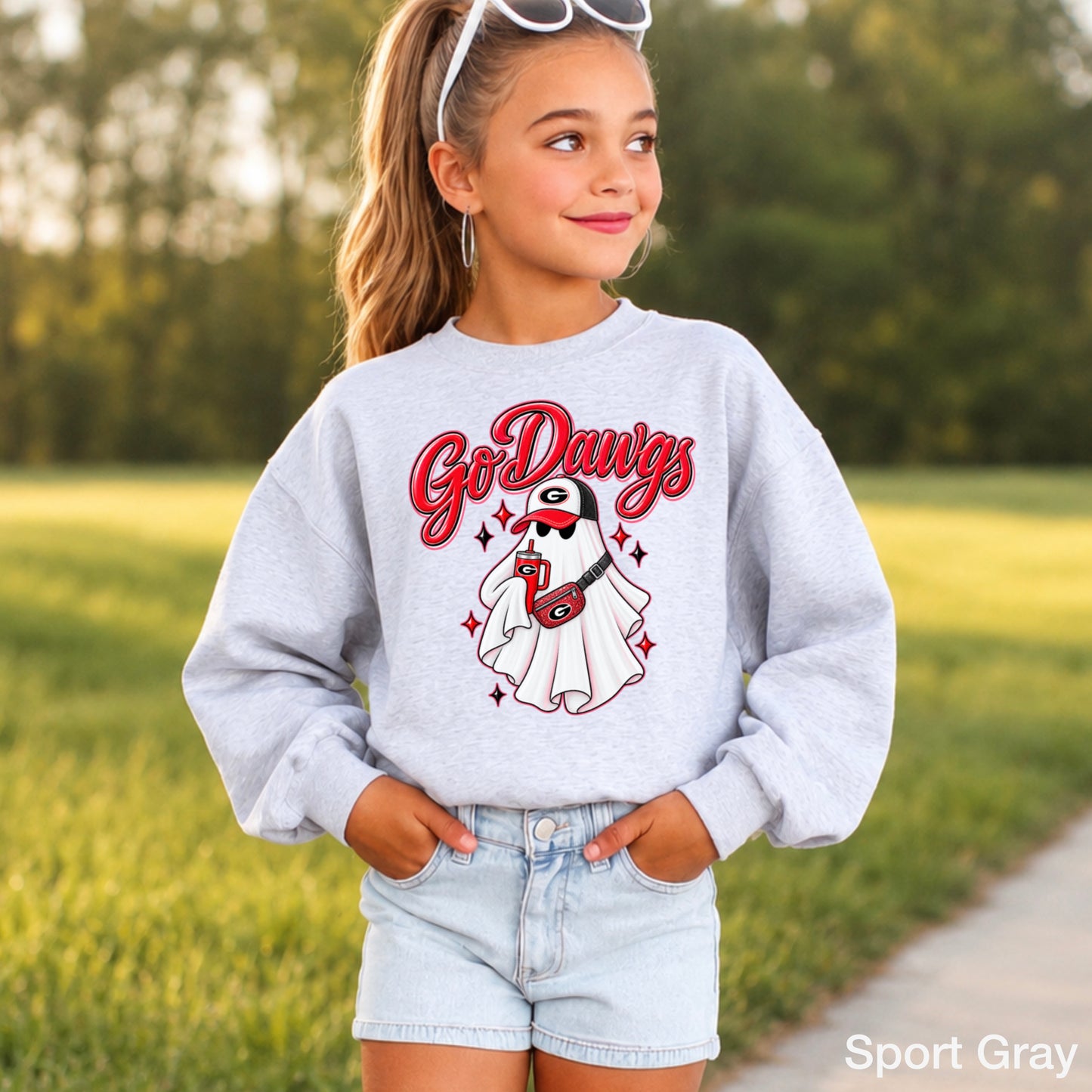 Georgia Halloween Youth Crewneck Sweatshirt