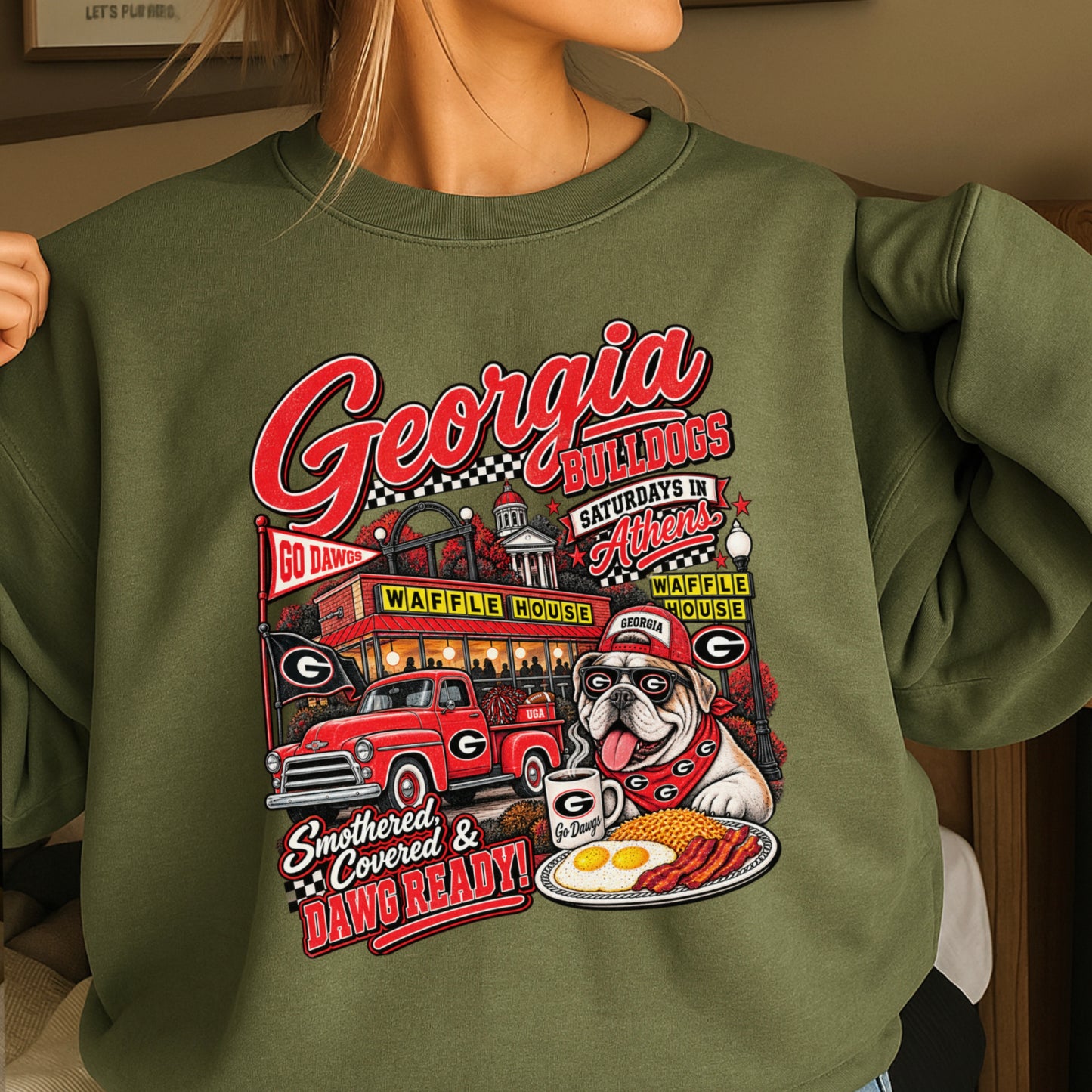 Georgia Saturdays Crewneck Sweatshirt