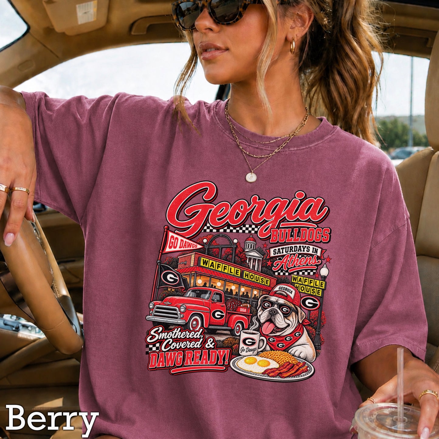 Georgia Saturdays Comfort Color Graphic Tee