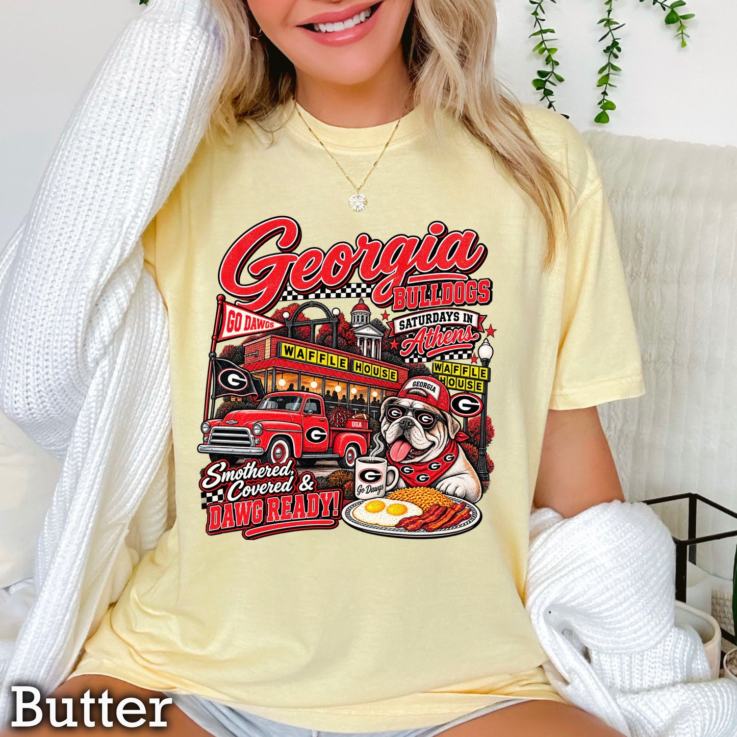 Georgia Saturdays Comfort Color Graphic Tee