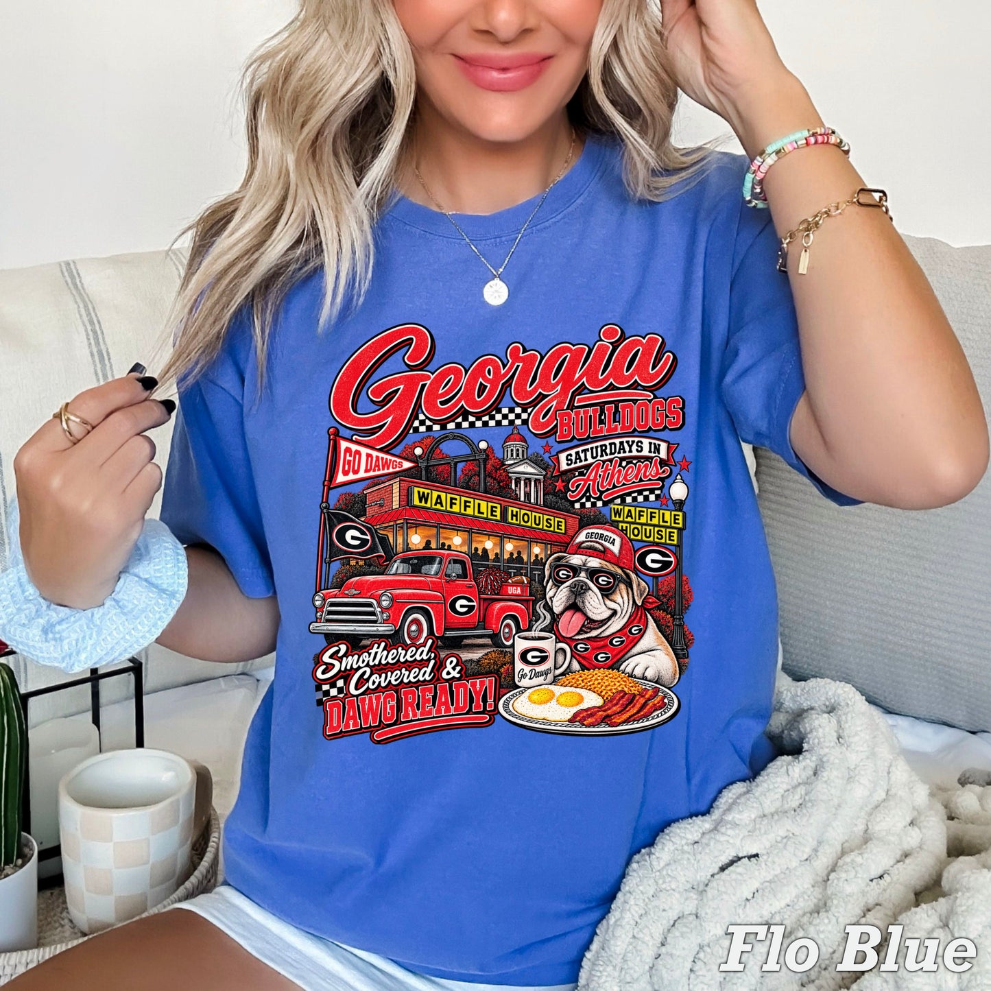 Georgia Saturdays Comfort Color Graphic Tee