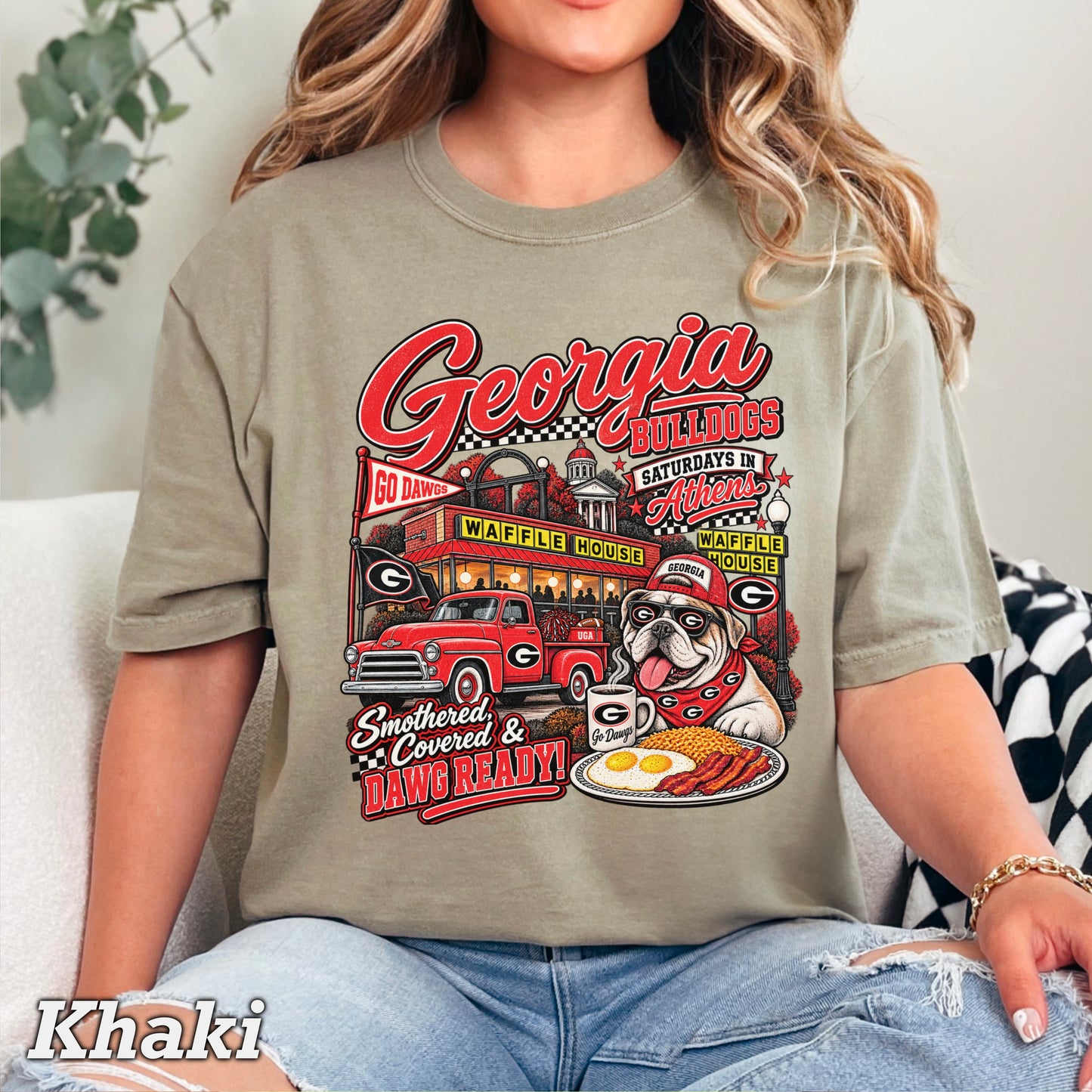 Georgia Saturdays Comfort Color Graphic Tee