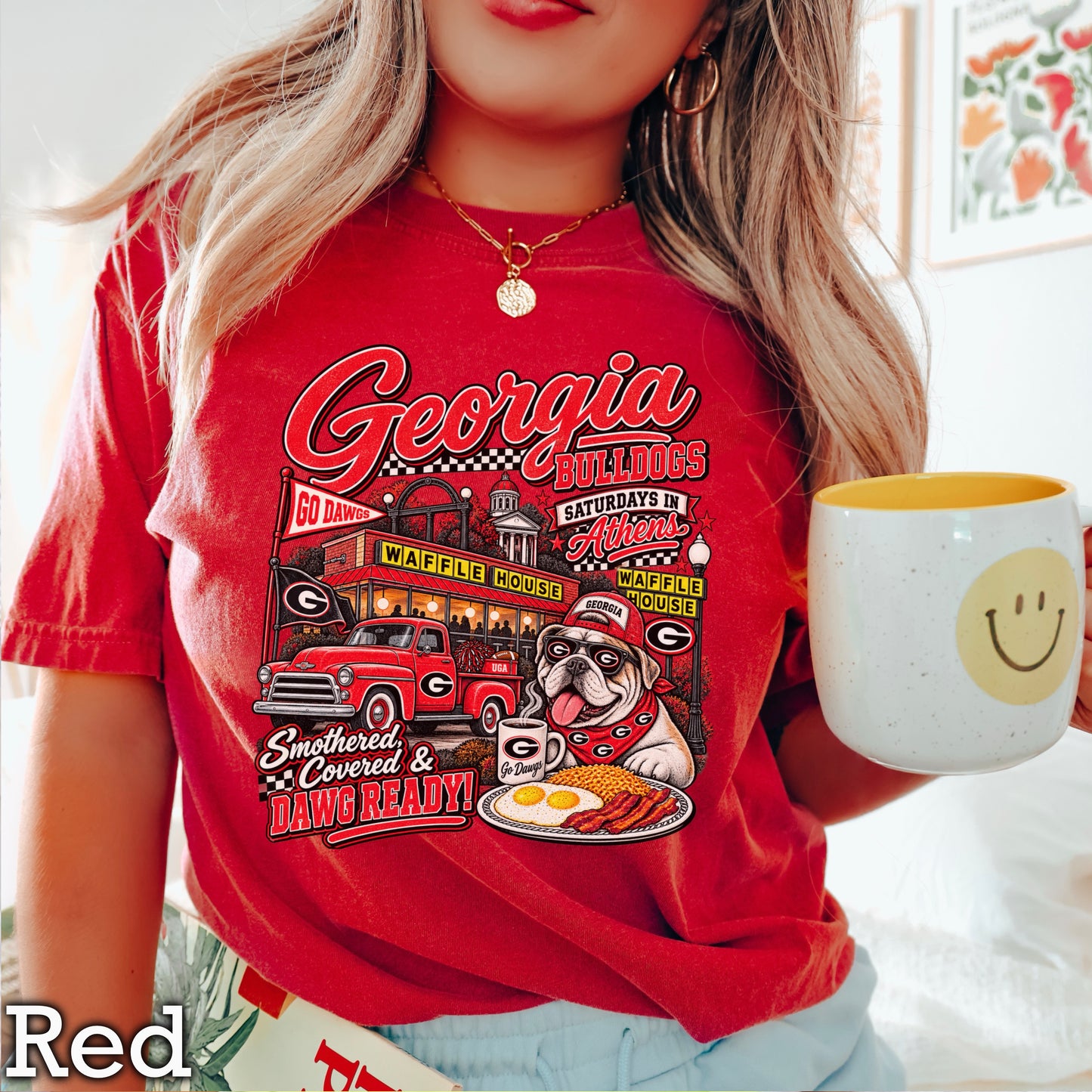 Georgia Saturdays Comfort Color Graphic Tee