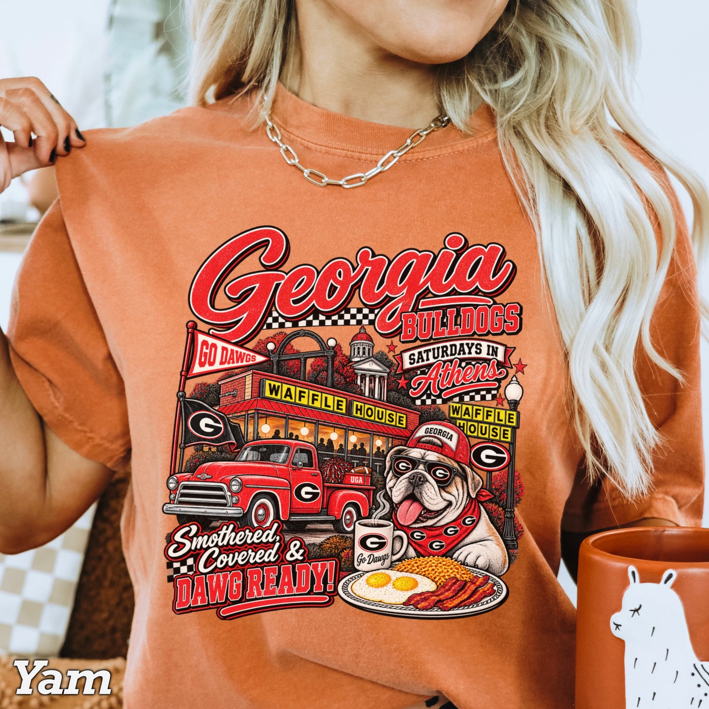 Georgia Saturdays Comfort Color Graphic Tee