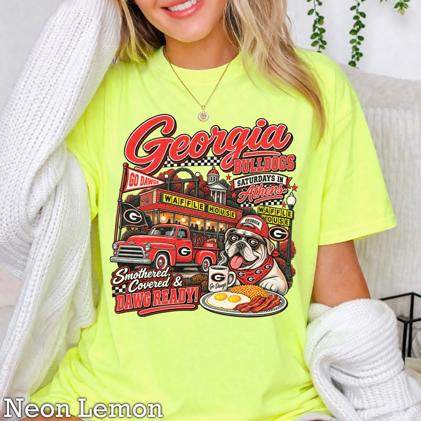 Georgia Saturdays Comfort Color Graphic Tee