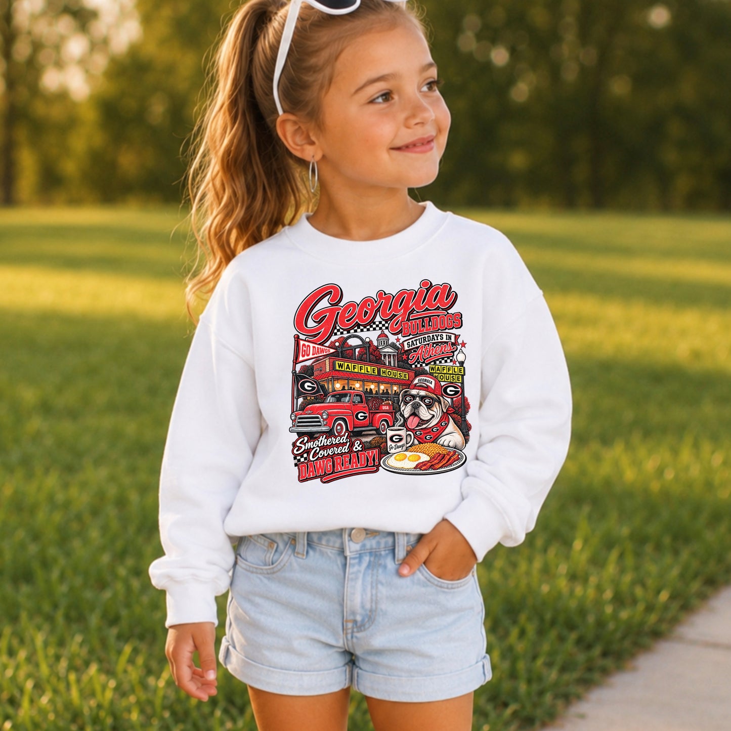 Georgia Saturdays Youth Crewneck Sweatshirt