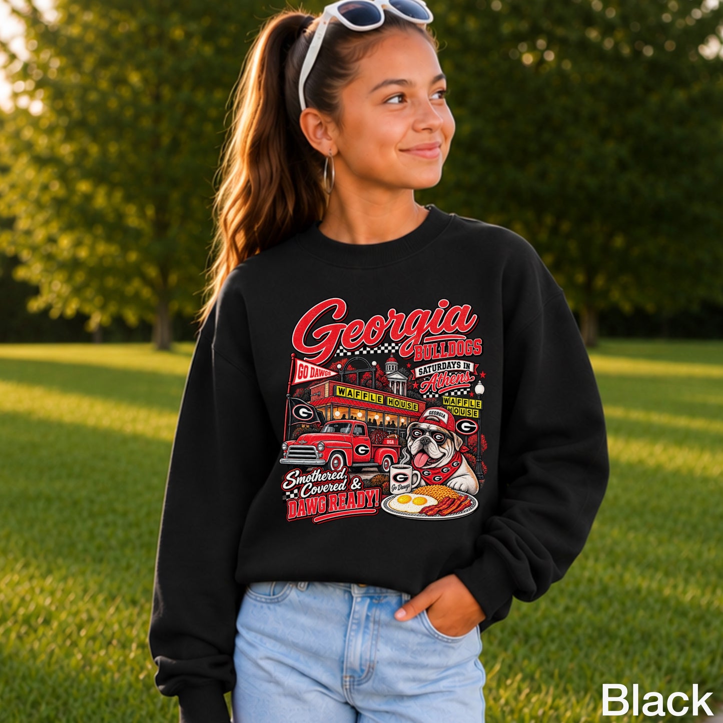 Georgia Saturdays Youth Crewneck Sweatshirt