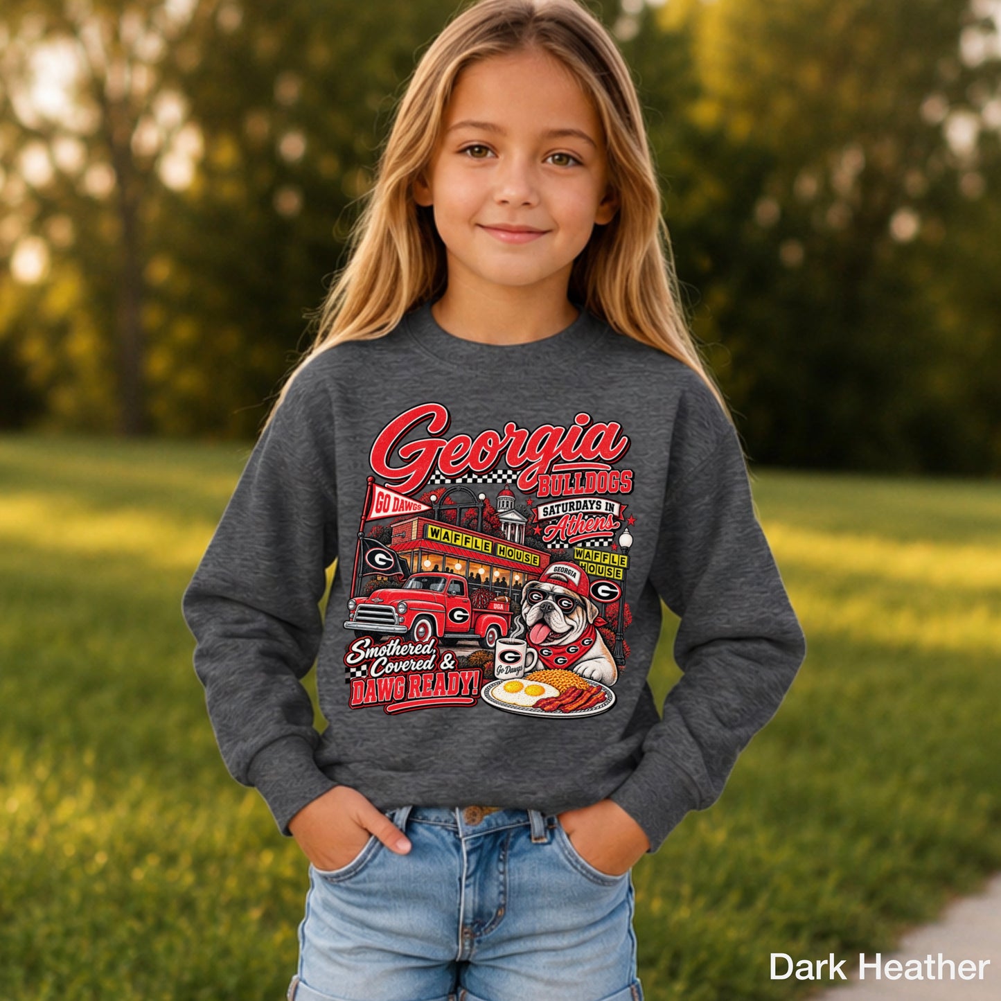 Georgia Saturdays Youth Crewneck Sweatshirt