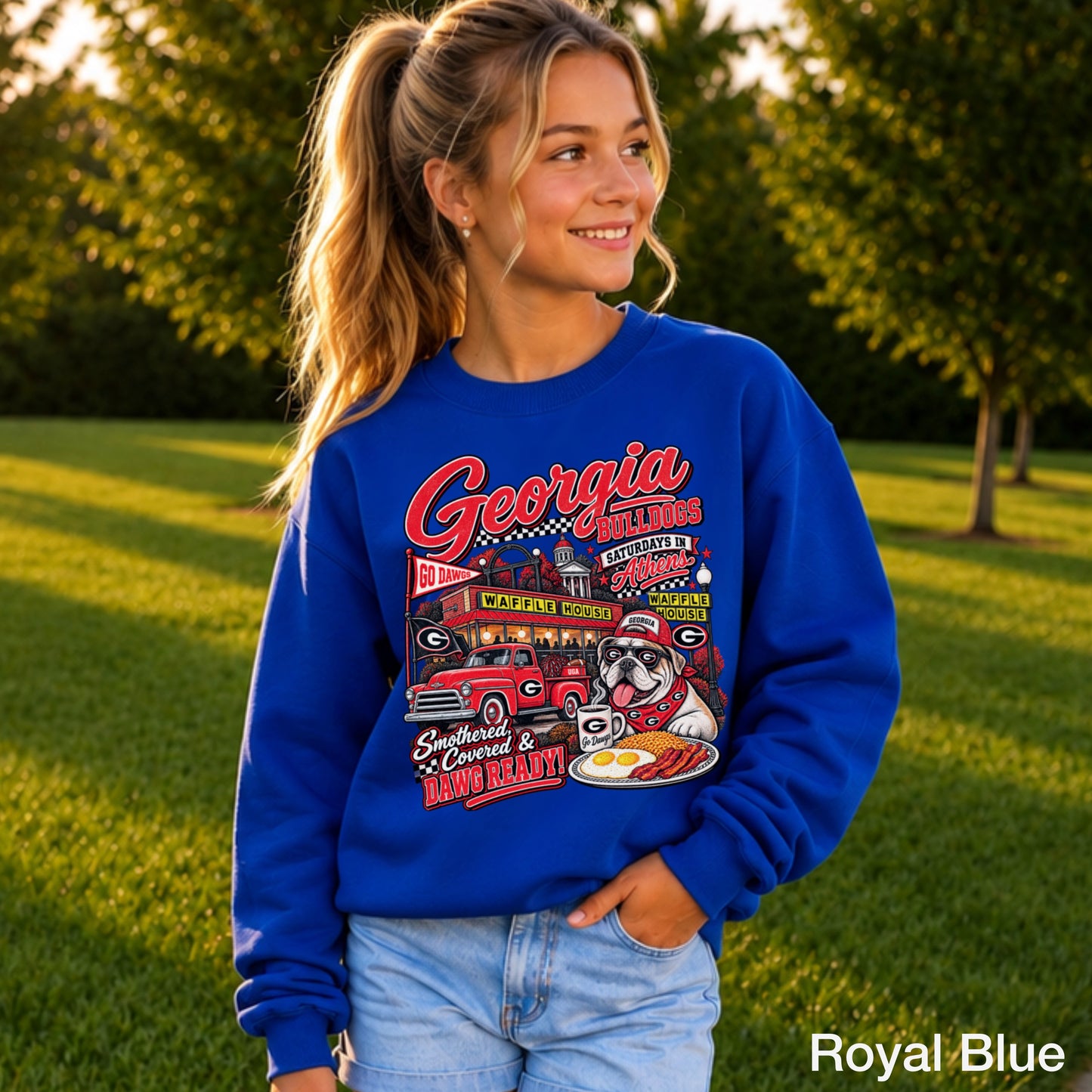 Georgia Saturdays Youth Crewneck Sweatshirt