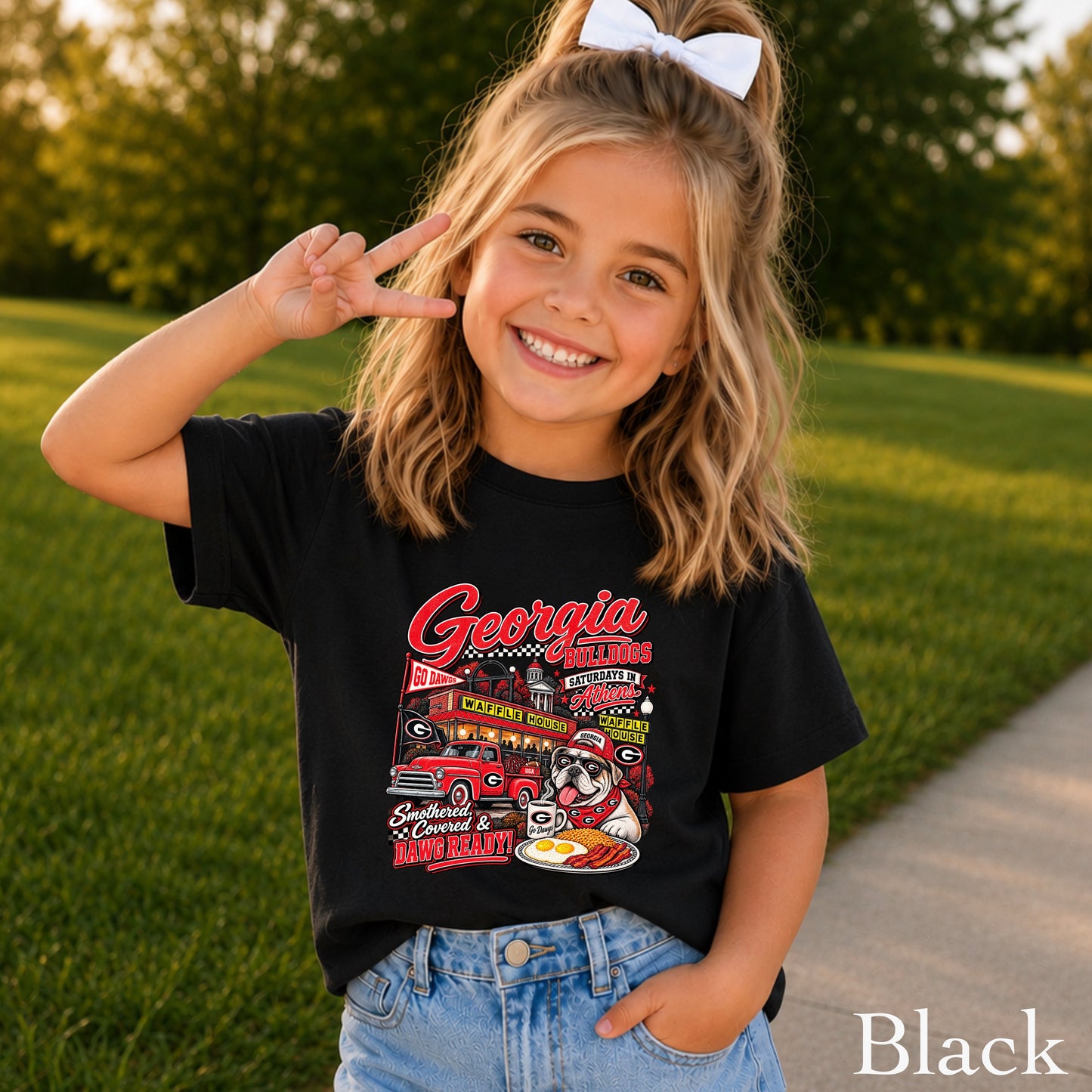 Georgia Saturdays Youth Comfort Color T-Shirt