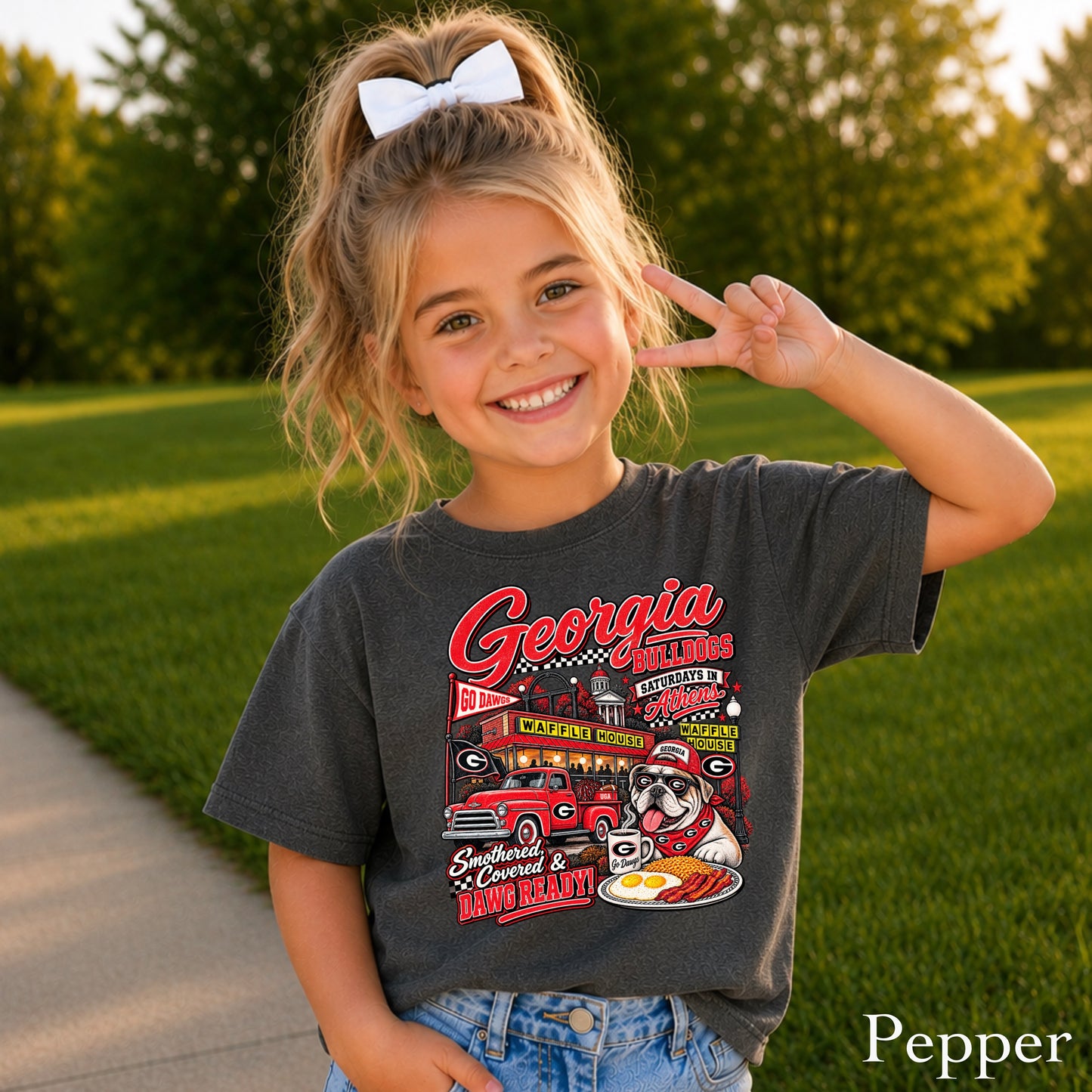 Georgia Saturdays Youth Comfort Color T-Shirt