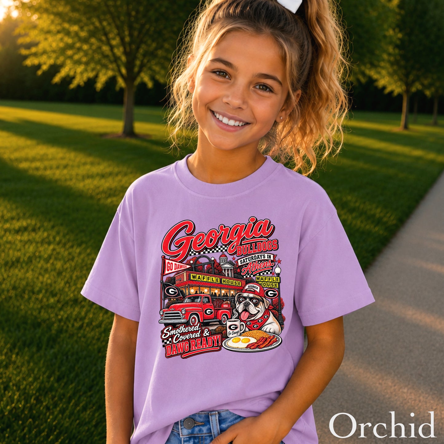 Georgia Saturdays Youth Comfort Color T-Shirt