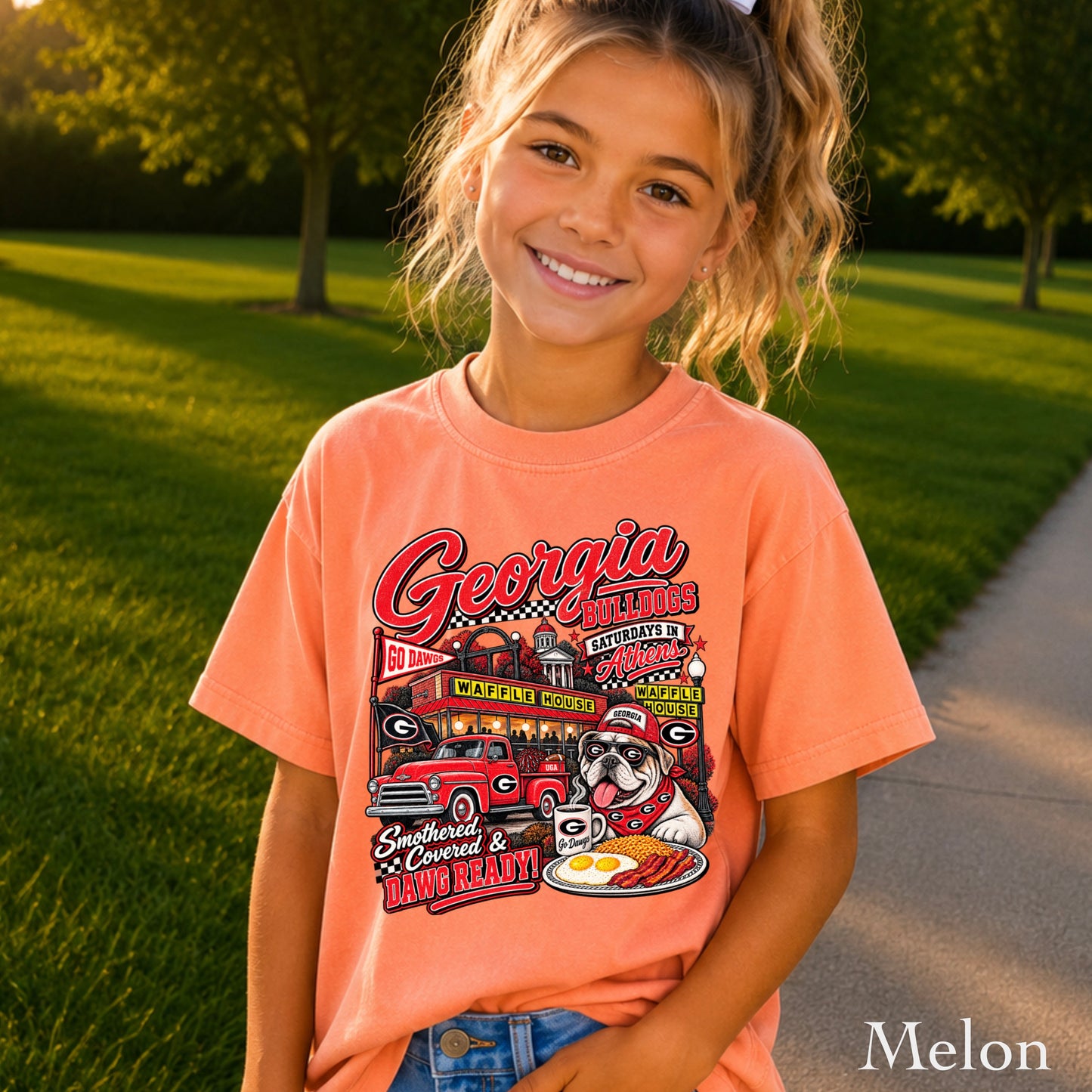 Georgia Saturdays Youth Comfort Color T-Shirt