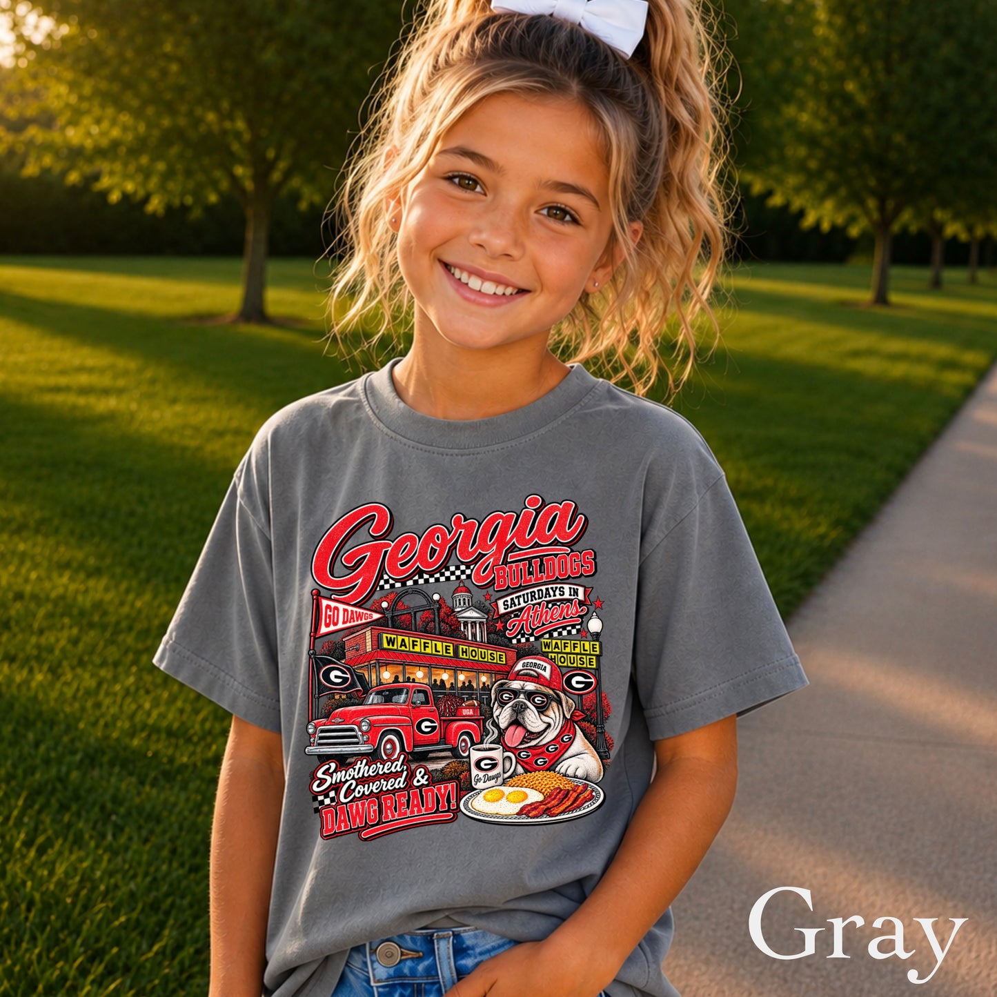 Georgia Saturdays Youth Comfort Color T-Shirt