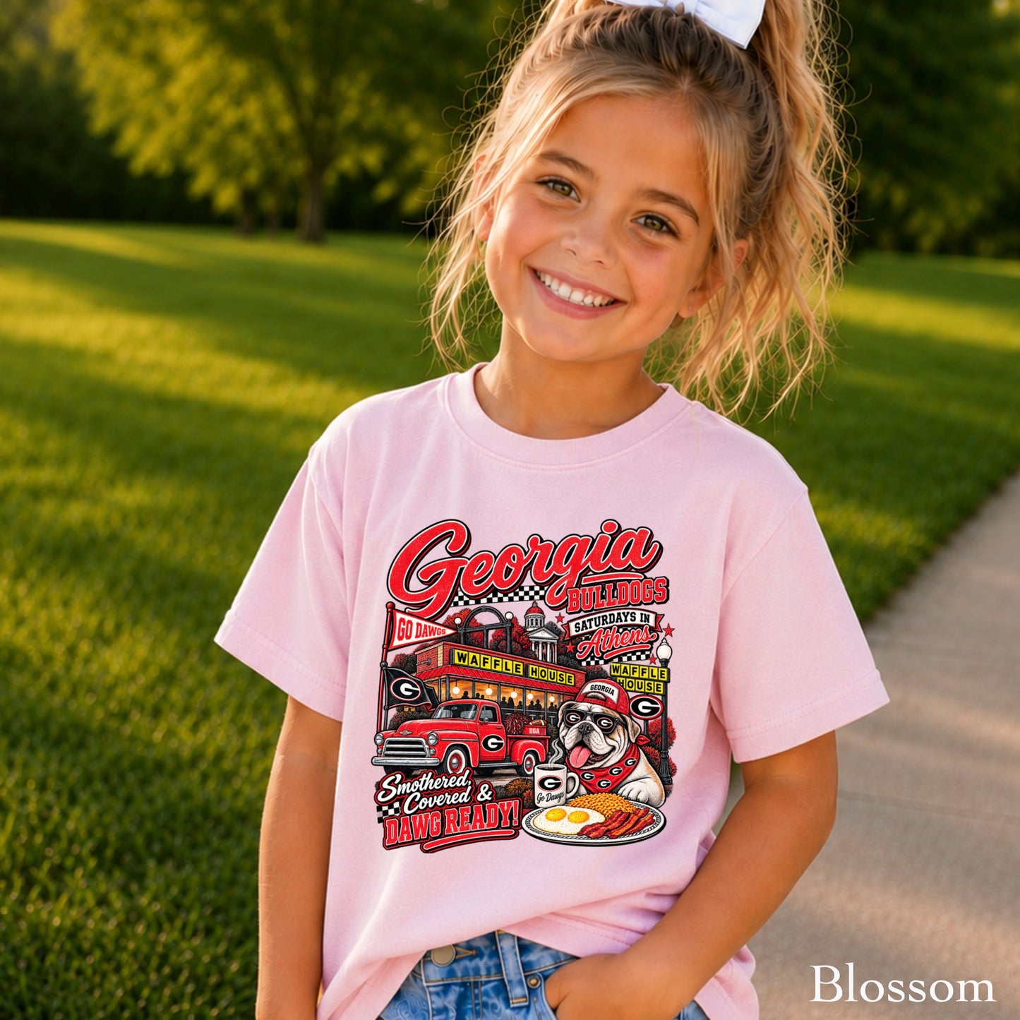 Georgia Saturdays Youth Comfort Color T-Shirt