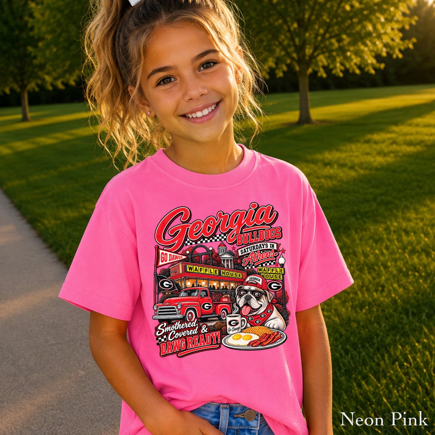 Georgia Saturdays Youth Comfort Color T-Shirt