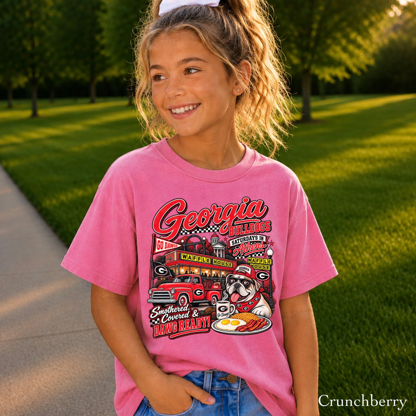 Georgia Saturdays Youth Comfort Color T-Shirt