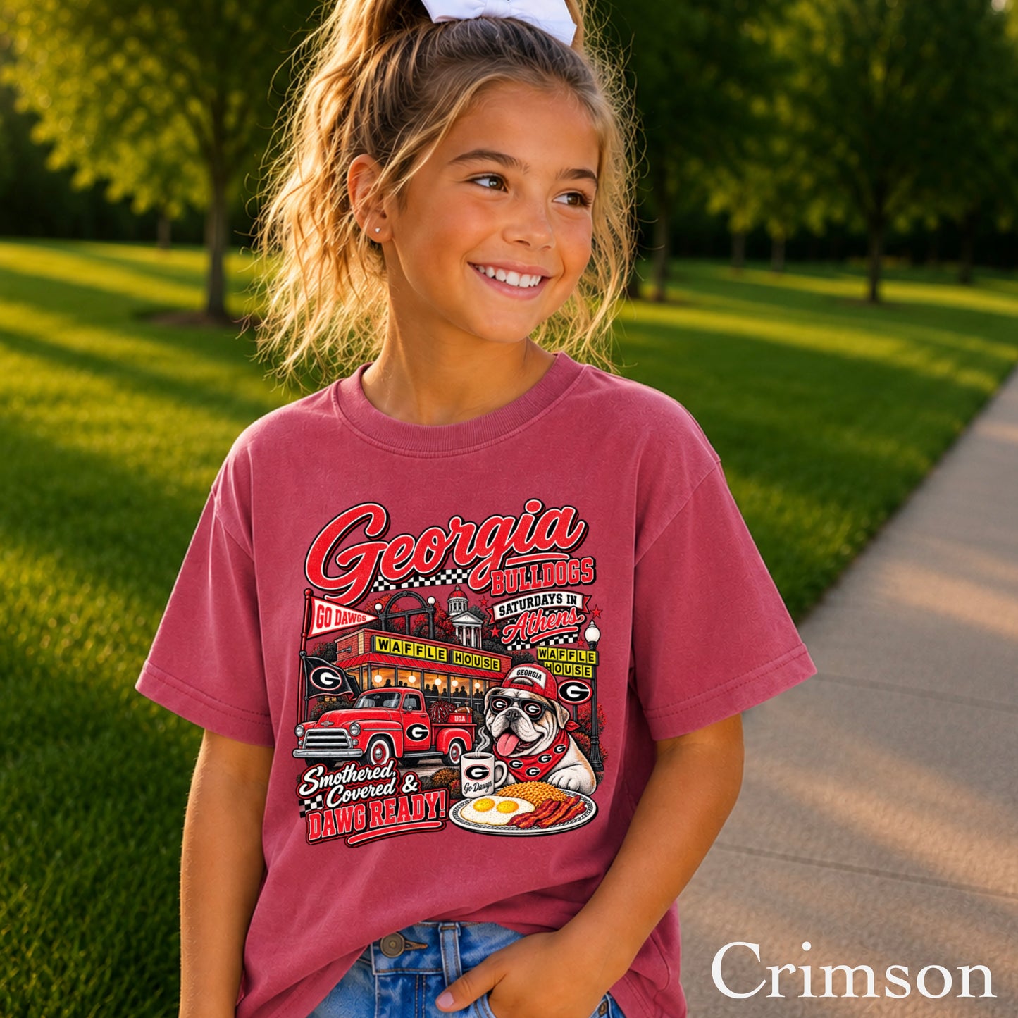 Georgia Saturdays Youth Comfort Color T-Shirt