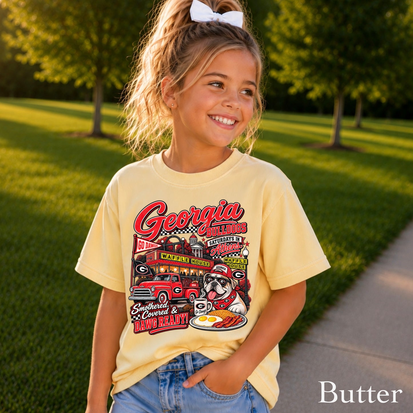 Georgia Saturdays Youth Comfort Color T-Shirt
