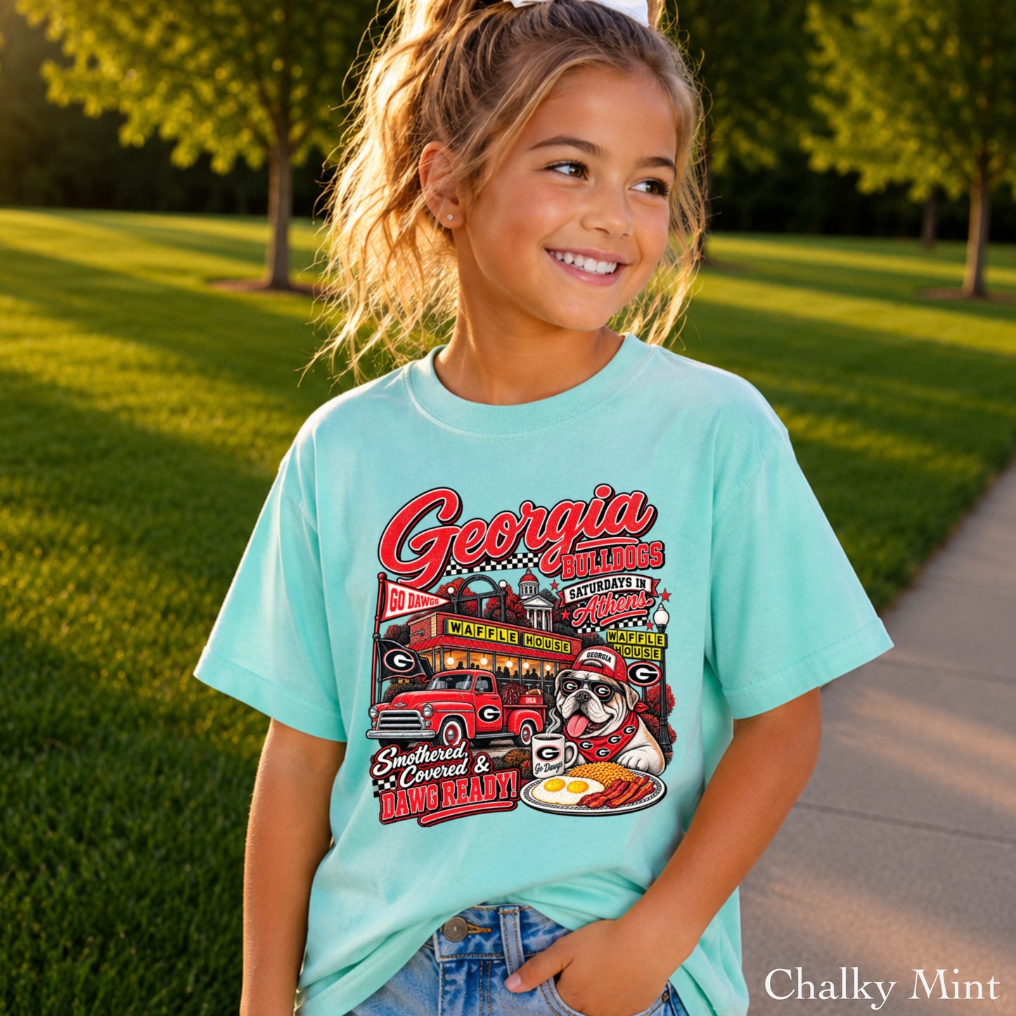Georgia Saturdays Youth Comfort Color T-Shirt