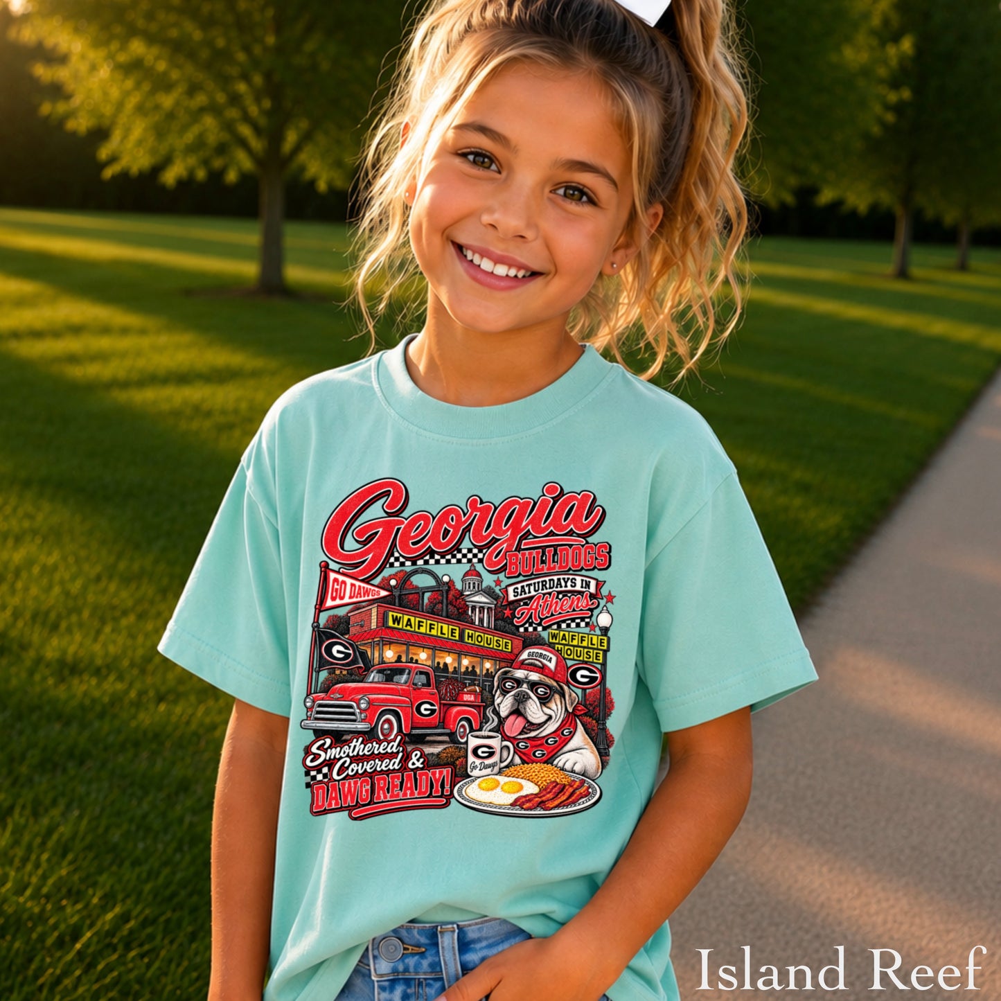 Georgia Saturdays Youth Comfort Color T-Shirt