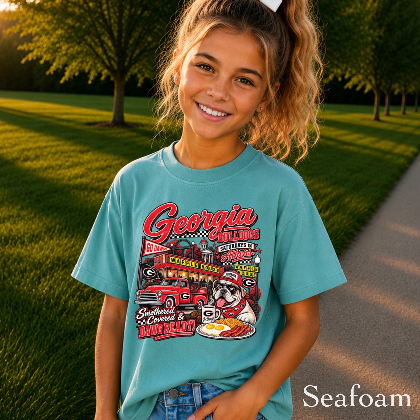 Georgia Saturdays Youth Comfort Color T-Shirt