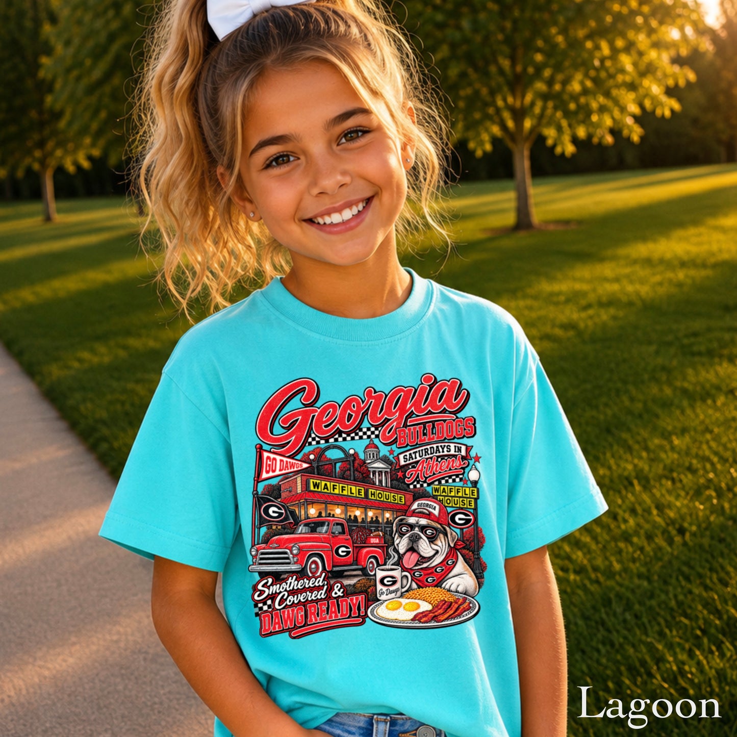 Georgia Saturdays Youth Comfort Color T-Shirt