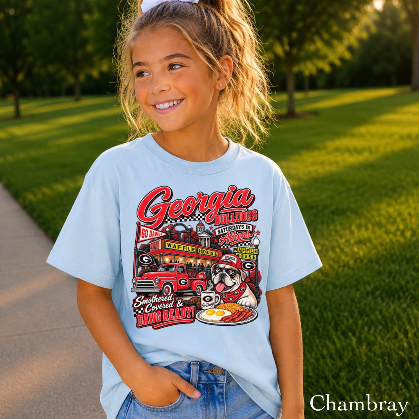 Georgia Saturdays Youth Comfort Color T-Shirt