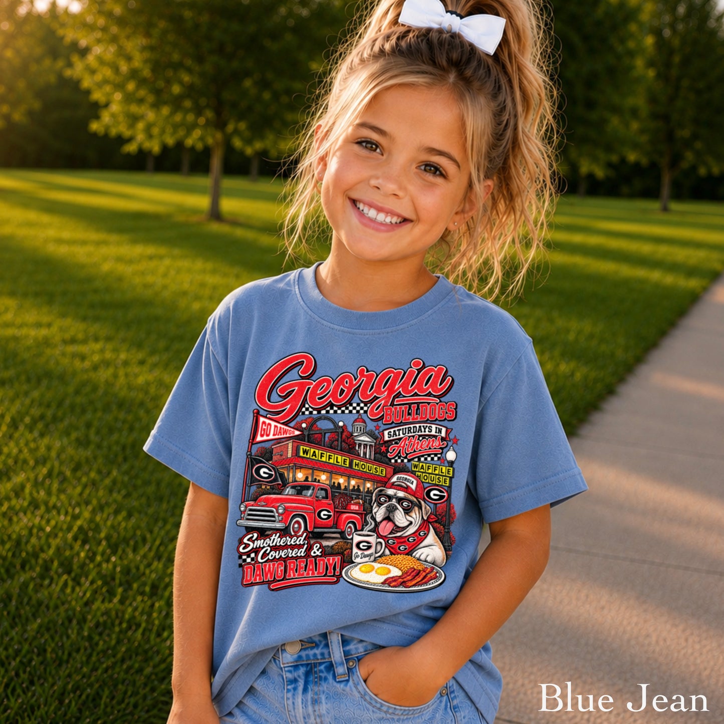 Georgia Saturdays Youth Comfort Color T-Shirt