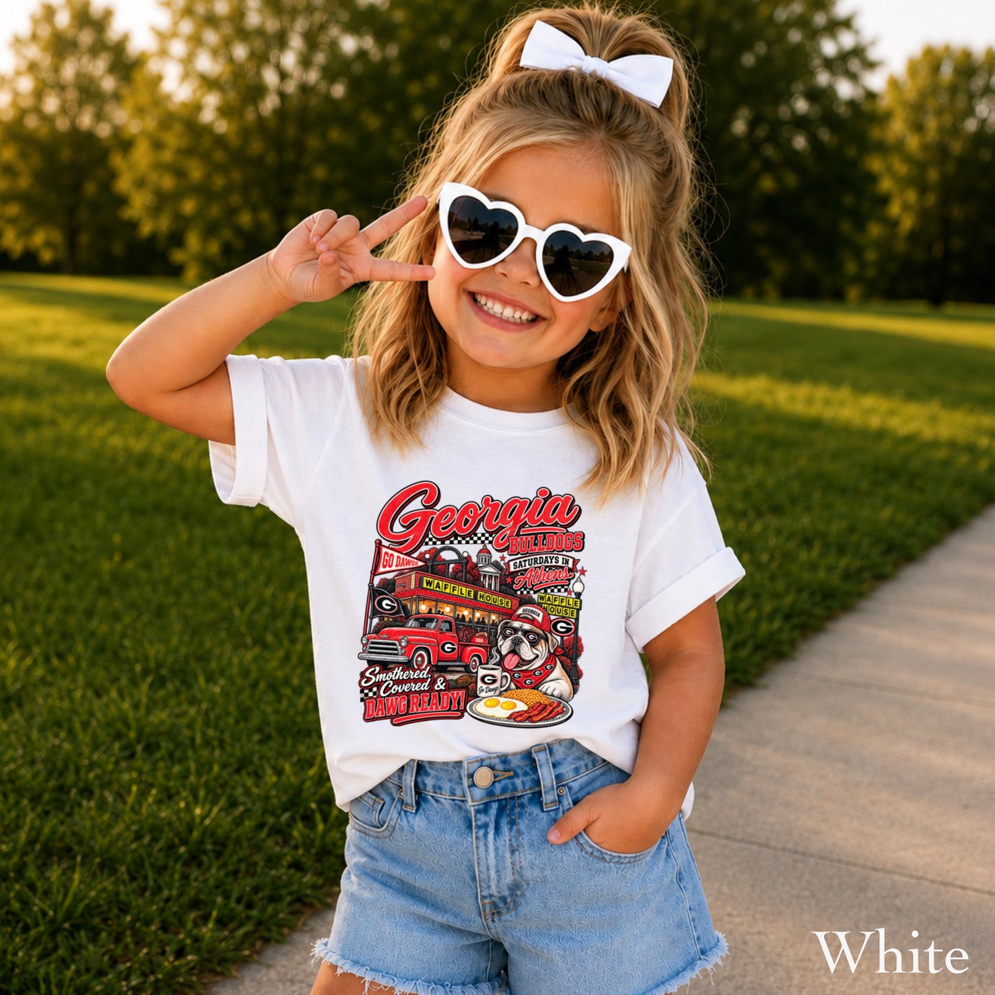 Georgia Saturdays Youth Comfort Color T-Shirt
